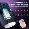 INTOYOU Masturbateur automatique Chauffant Elon Va-et-Vient